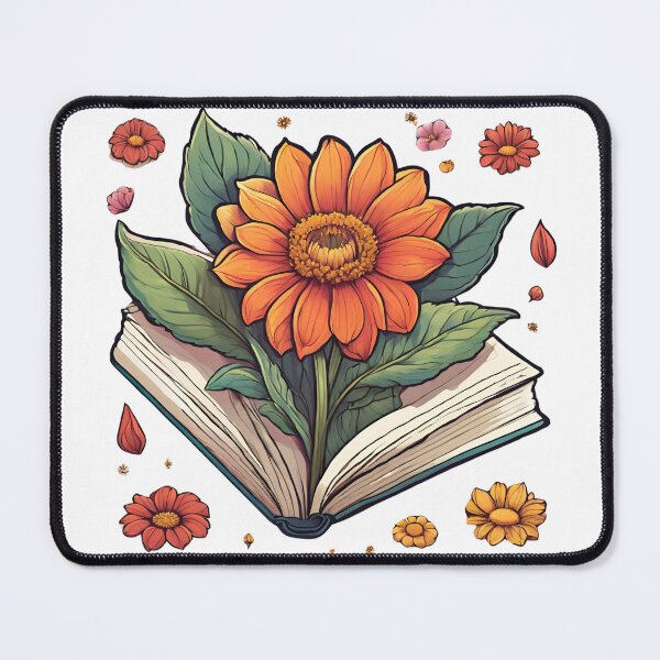 Item preview, Flowery book designed and sold by JacobsParadise.