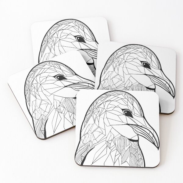 Item preview, Geometric Penguin Art designed and sold by GeoSketchWear.