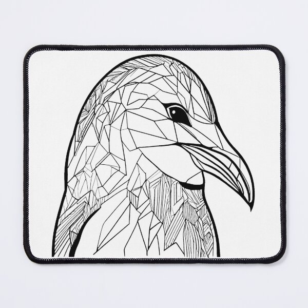 Item preview, Geometric Penguin Art designed and sold by GeoSketchWear.