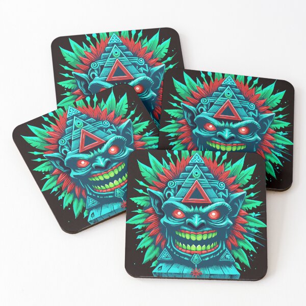 Item preview, tiki horror designed and sold by Slycopro.
