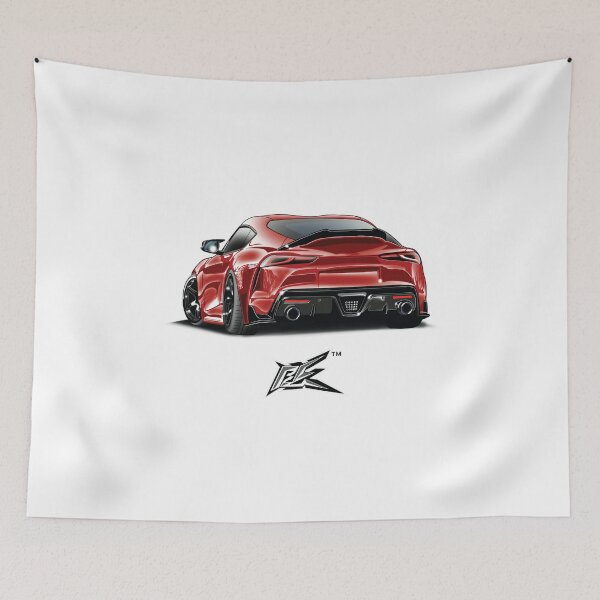 Item preview, toyota gr supra a90 red  designed and sold by NaquashM.
