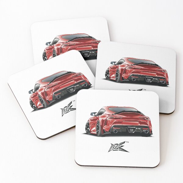 Item preview, toyota gr supra a90 red  designed and sold by NaquashM.