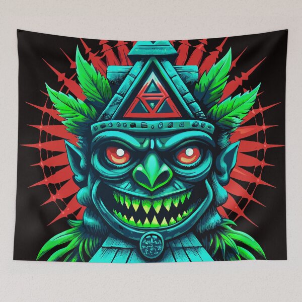 Item preview, tiki horror designed and sold by Slycopro.
