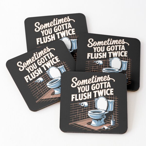 Item preview, Sometimes You Gotta Flush Twice designed and sold by BayBoutique.