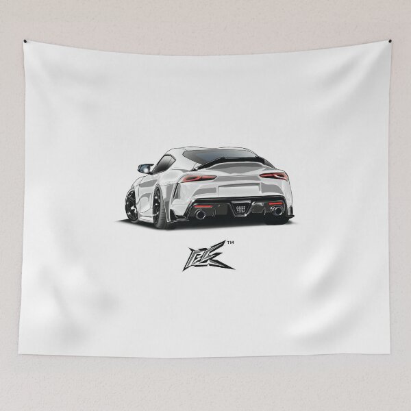 Item preview, toyota gr supra a90 white  designed and sold by NaquashM.