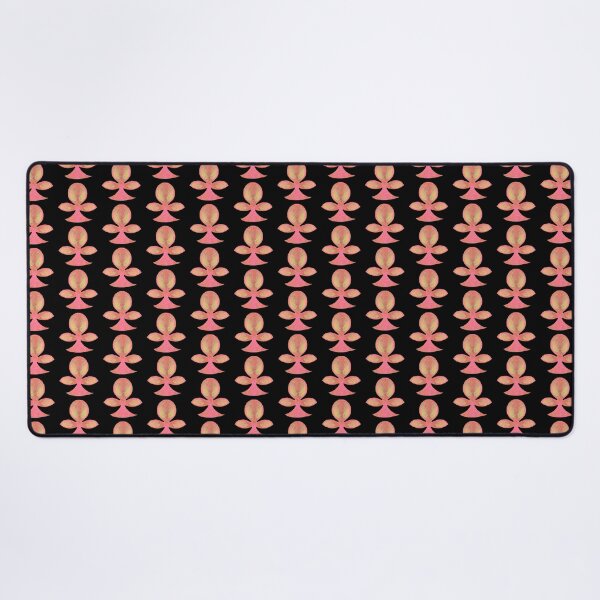 Item preview, Byzantine style buds, Yellow-pink on a black background designed and sold by Alex Blud.