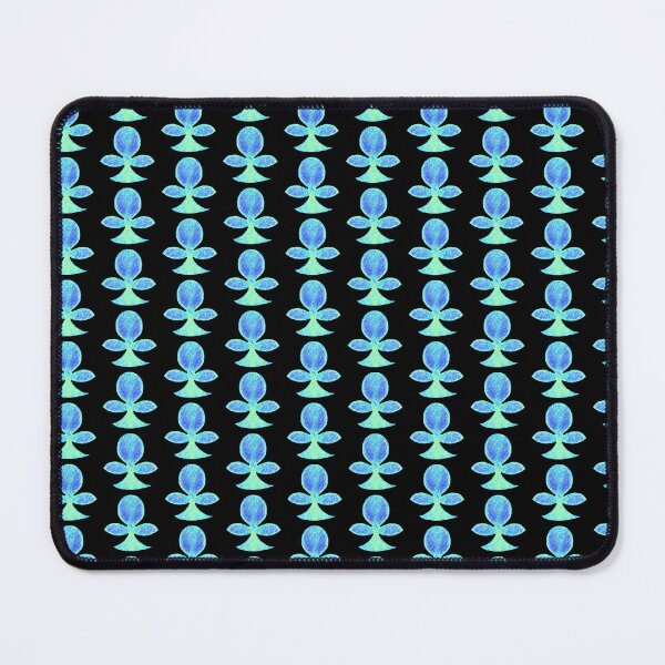 Item preview, Byzantine style buds, Blue on black background designed and sold by Alex Blud.