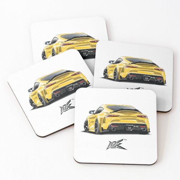Item preview, toyota gr supra a90 yellow  designed and sold by NaquashM.