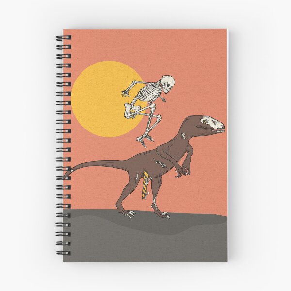 Item preview, Velociraptor and a skateboarding skeleton designed and sold by LeDarkstone.