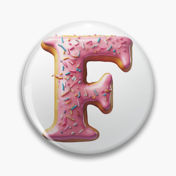 Item preview, Donut Letter - F designed and sold by TwinklesPage.