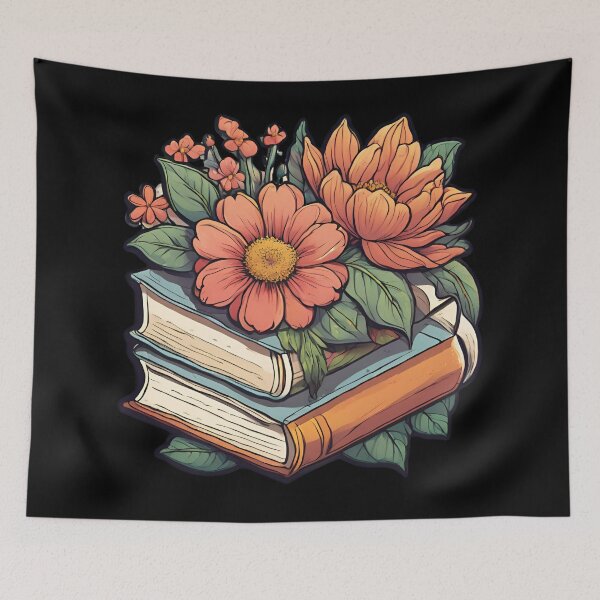 Item preview, Flowery book designed and sold by JacobsParadise.