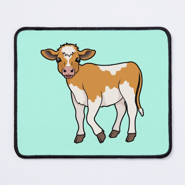 Item preview, Cute Guernsey Cow Calf - Young Cow designed and sold by Amy Farmer.