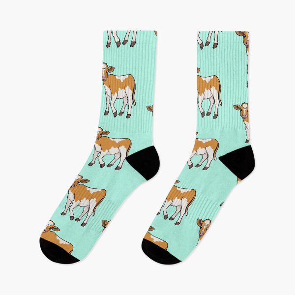 Item preview, Cute Guernsey Cow Calf - Young Cow designed and sold by Amy Farmer.