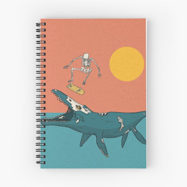 Item preview, kronosaurus and a skateboarding skeleton designed and sold by LeDarkstone.