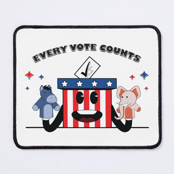Item preview, Every Vote Counts - Elections 2024 designed and sold by Whimsical Thinker.