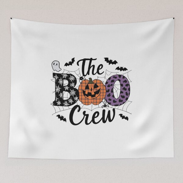 Item preview, Halloween boo crew with ghosts, spiders and bats designed and sold by Visual Arts Dominika Cybuch.