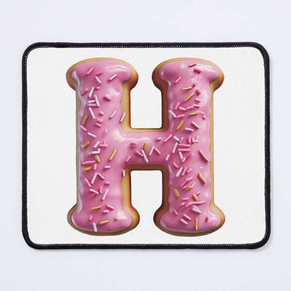 Item preview, Donut Letter - H designed and sold by TwinklesPage.