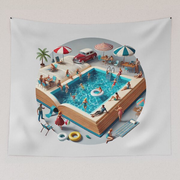 Artikelvorschau, Vintage Pool-Party-Buch entworfen und verkauft von Vin  Zzep.
