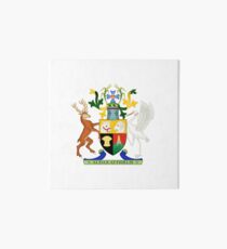 Coat of Arms of Queensland, Australia Art Board