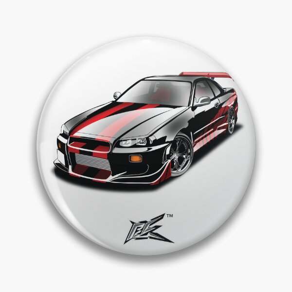Item preview, nissan skyline gtr r34 movie car red black   designed and sold by NaquashM.