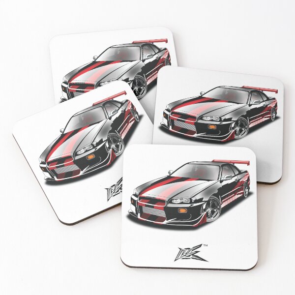 Item preview, nissan skyline gtr r34 movie car red black   designed and sold by NaquashM.