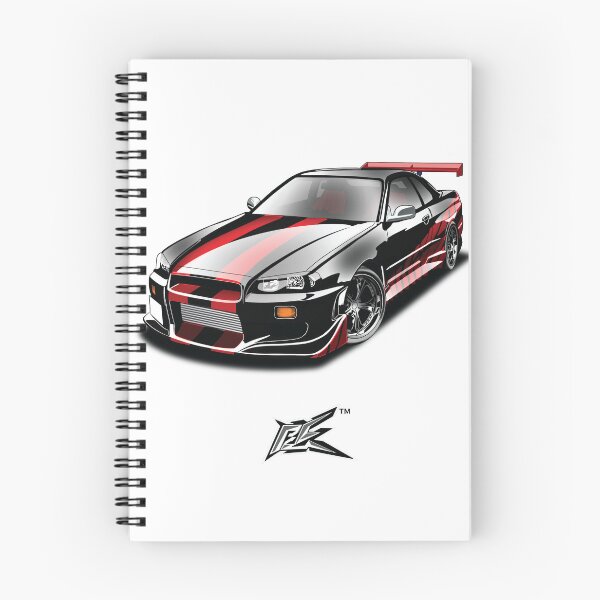 Item preview, nissan skyline gtr r34 movie car red black   designed and sold by NaquashM.