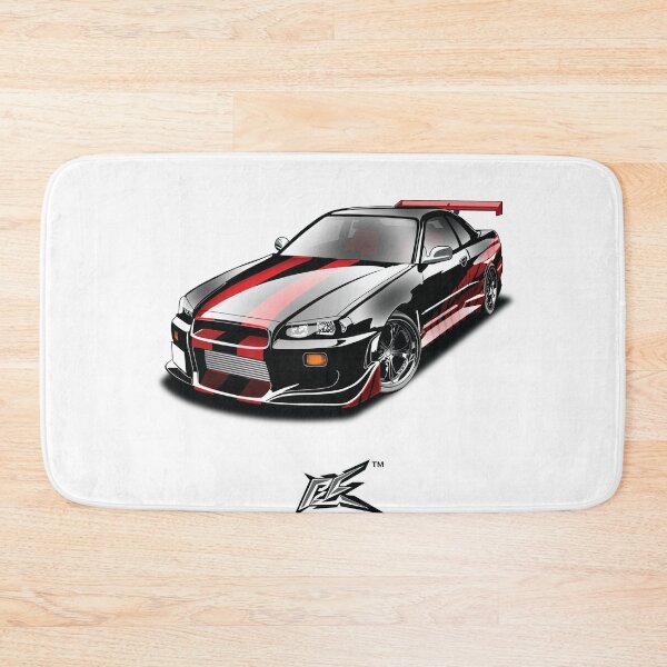 Item preview, nissan skyline gtr r34 movie car red black   designed and sold by NaquashM.