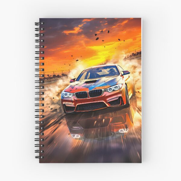 Item preview, Racing Fury on a Wet Sunset Track designed and sold by RevUpDesign.