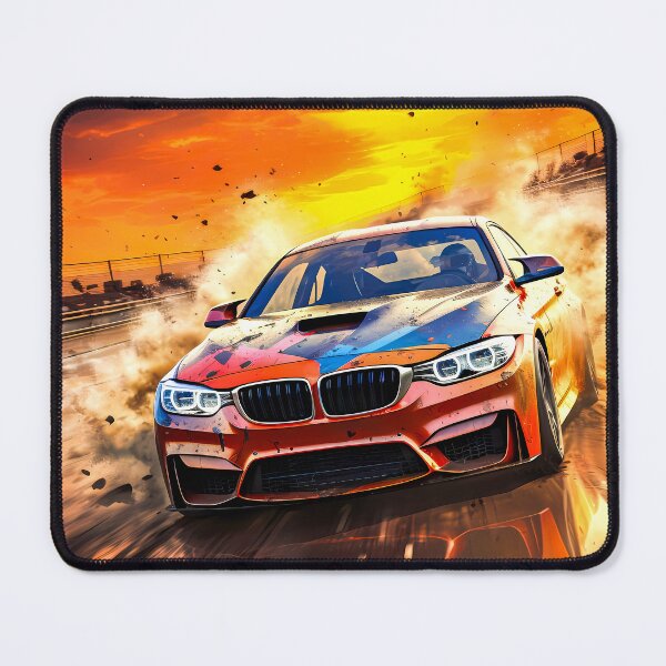 Item preview, Racing Fury on a Wet Sunset Track designed and sold by RevUpDesign.