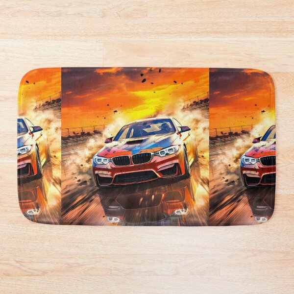 Item preview, Racing Fury on a Wet Sunset Track designed and sold by RevUpDesign.