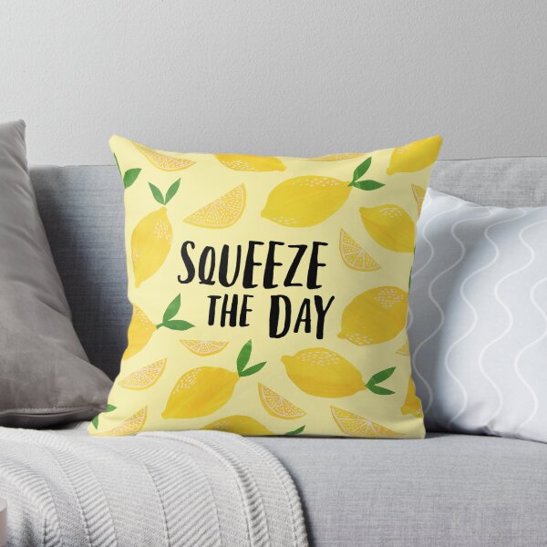 Squeeze the Day Throw Pillow