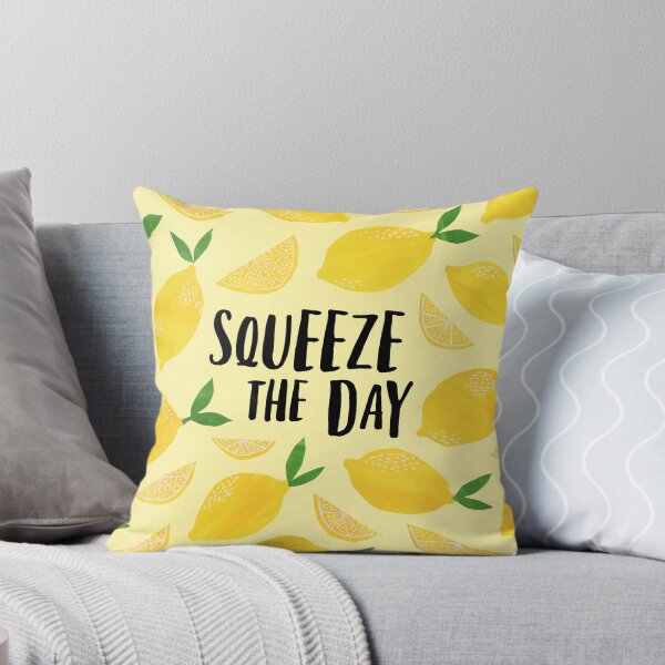 Squeeze the Day Throw Pillow