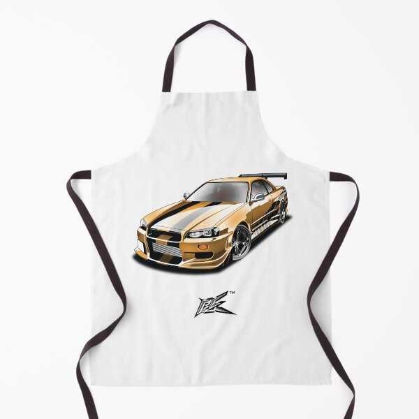 Item preview, nissan skyline gtr r34 movie car black yellow  designed and sold by NaquashM.