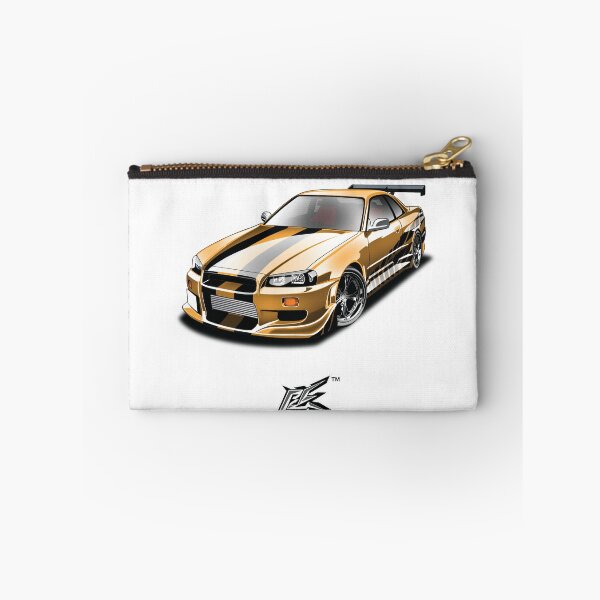 Item preview, nissan skyline gtr r34 movie car black yellow  designed and sold by NaquashM.