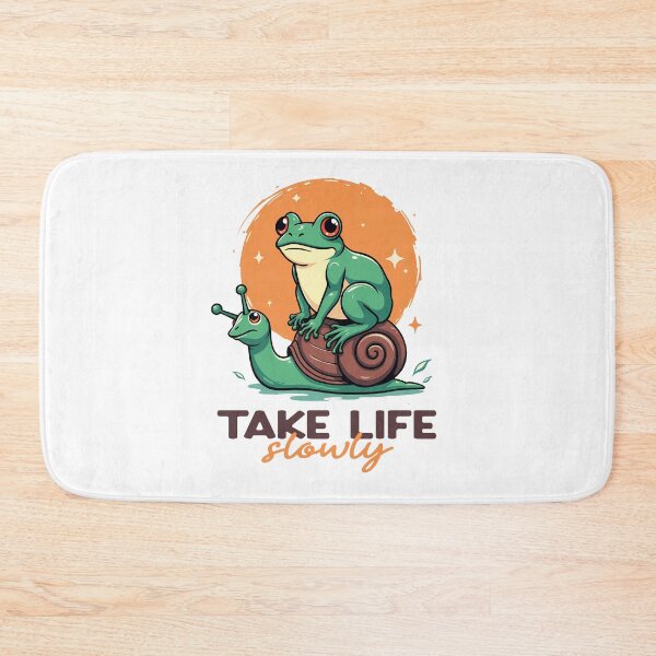 Item preview, "Take Life Slowly" - Rana Caracol Cottagecore Nature Mindfulness designed and sold by Infinitee8hirts.