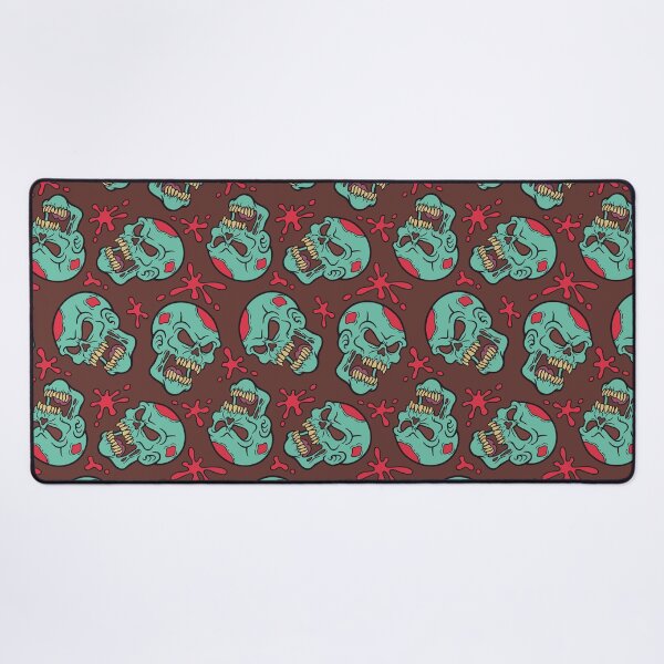 Item preview, Horror Zombie Skull Pattern – Spooky & Gruesome Seamless Design designed and sold by sararoom.
