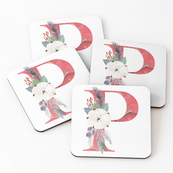 Item preview, Watercolor christmas letter P.  designed and sold by tapilipa.