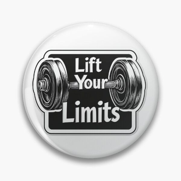 Item preview, Lift Your Limits Weightlifting Motivational Sticker designed and sold by Liseri.