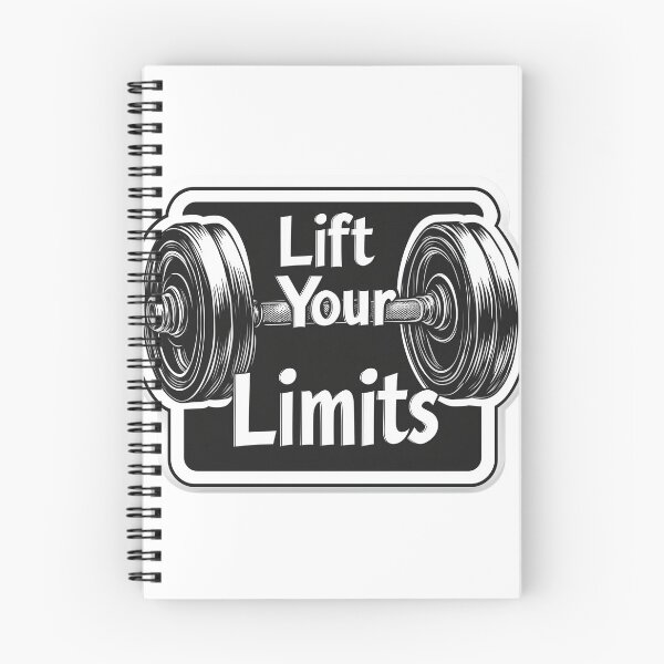 Item preview, Lift Your Limits Weightlifting Motivational Sticker designed and sold by Liseri.