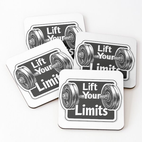 Item preview, Lift Your Limits Weightlifting Motivational Sticker designed and sold by Liseri.