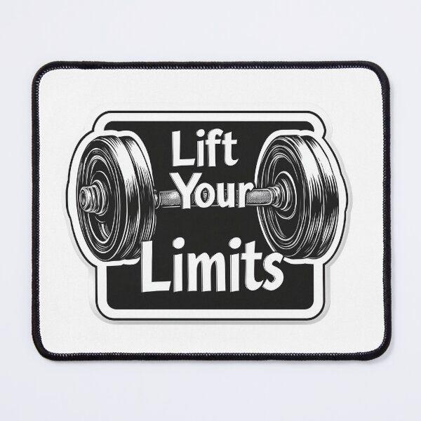 Item preview, Lift Your Limits Weightlifting Motivational Sticker designed and sold by Liseri.