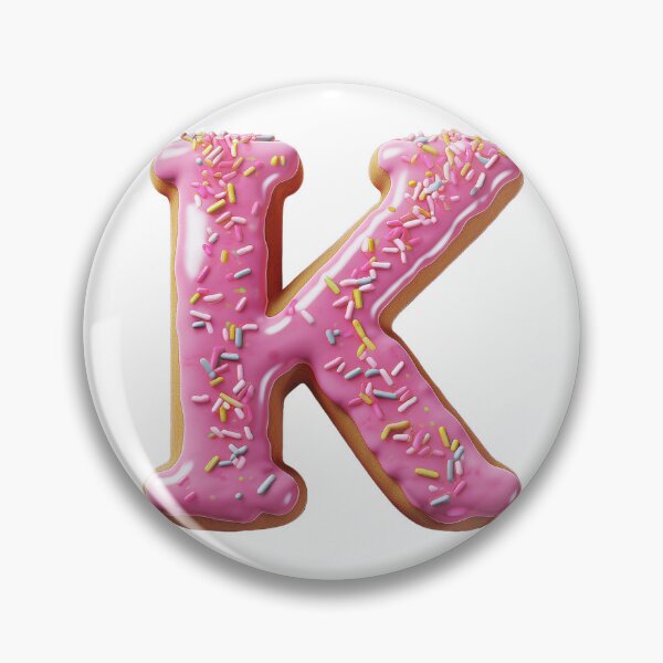 Item preview, Donut Letter - K designed and sold by TwinklesPage.