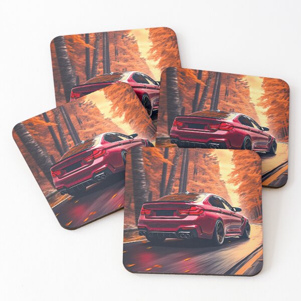 Item preview, Autumn Drive on a Rainy Forest Road designed and sold by RevUpDesign.