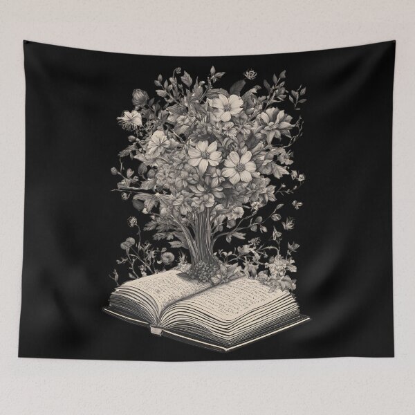 Item preview, Flowery book designed and sold by JacobsParadise.