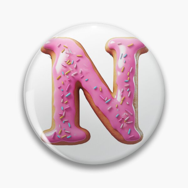 Item preview, Donut Letter - N designed and sold by TwinklesPage.