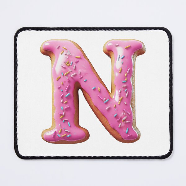 Item preview, Donut Letter - N designed and sold by TwinklesPage.