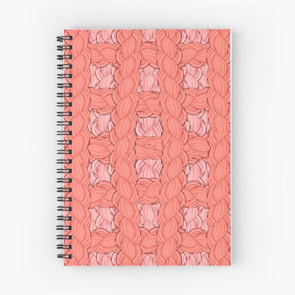 Item preview, Braided Texture Pattern in coral pink designed and sold by urzga.