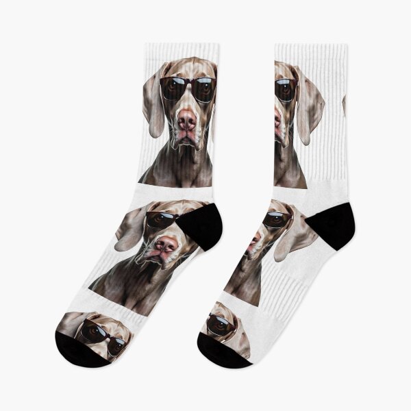 Item preview, Funny cool Weimaraner dog wearing sunglasses designed and sold by LazyOwlStore.
