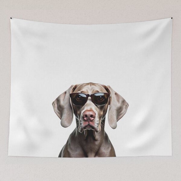 Item preview, Funny cool Weimaraner dog wearing sunglasses designed and sold by LazyOwlStore.