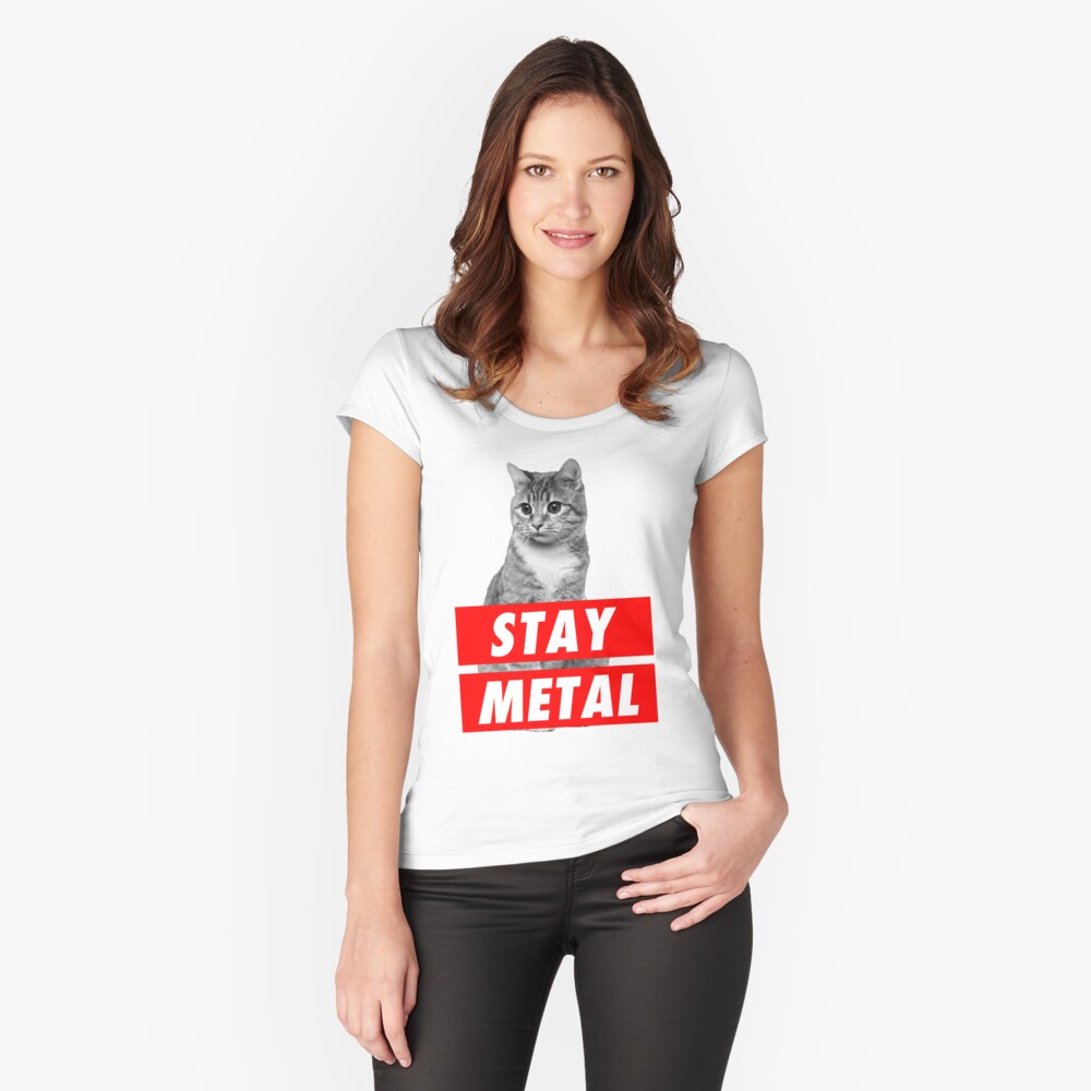 Item preview, Fitted Scoop T-Shirt designed and sold by PYHC.